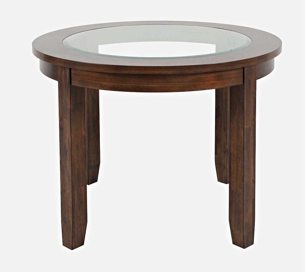 Jofran - Urban Icon Contemporary 42in Round Five-Piece Dining Set with Upholstered Chairs - 2005-42D-5 view 4