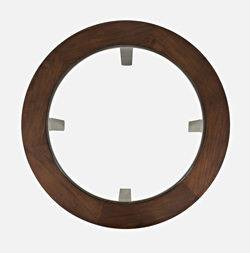 Jofran - Urban Icon Contemporary 42in Round Five-Piece Dining Set with Upholstered Chairs - 2005-42D-5 view 6