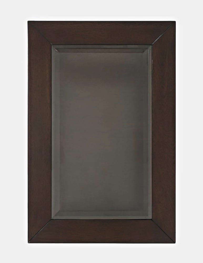 Jofran - Urban Icon Glass Inlay Chair Side End Table with Storage - Merlot - 2002-7 view 5