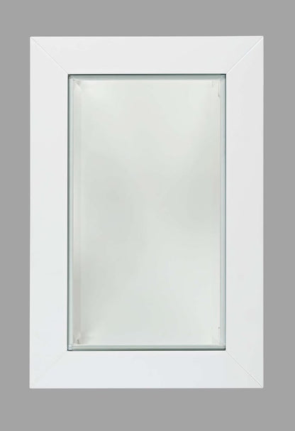 Jofran - Urban Icon Glass Inlay Chair Side End Table with Storage - White - 2000-7 view 5
