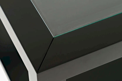 Jofran - Urban Icon Rectangular Glass Inlay Coffee Table - Black - 2001-1 view 6