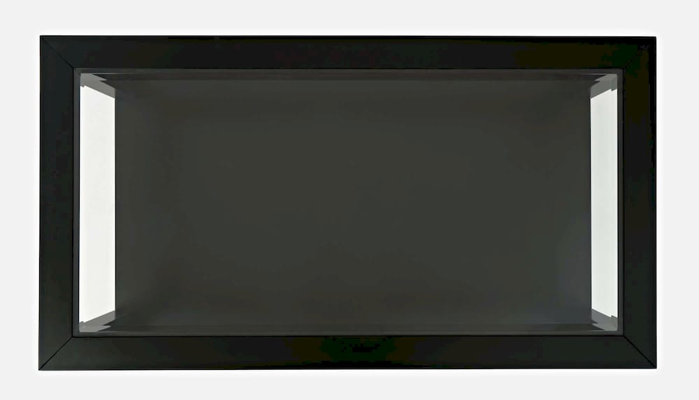 Jofran - Urban Icon Rectangular Glass Inlay Coffee Table - Black - 2001-1 view 7