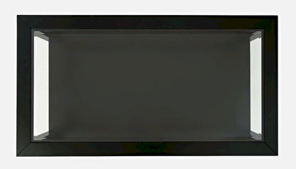 Jofran - Urban Icon Rectangular Glass Inlay Coffee Table - Black - 2001-1 view 7