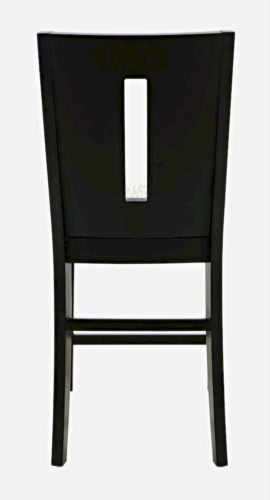Jofran - Urban Icon Slotback Upholstered Counter Stool (Set of 2) - Black - 2004-BS410KD view 4
