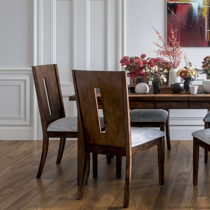 Jofran - Urban Icon Slotback Upholstered Counter Stool (Set of 2) - Merlot - 2005-BS410KD view 6