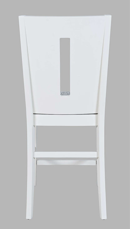 Jofran - Urban Icon Slotback Upholstered Counter Stool (Set of 2) - White - 2003-BS410KD view 4