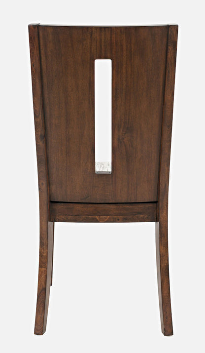 Jofran - Urban Icon Slotback Upholstered Dining Chair (Set of 2) - Merlot - 2005-390KD view 4