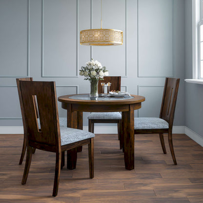 Jofran - Urban Icon Slotback Upholstered Dining Chair (Set of 2) - Merlot - 2005-390KD view 6