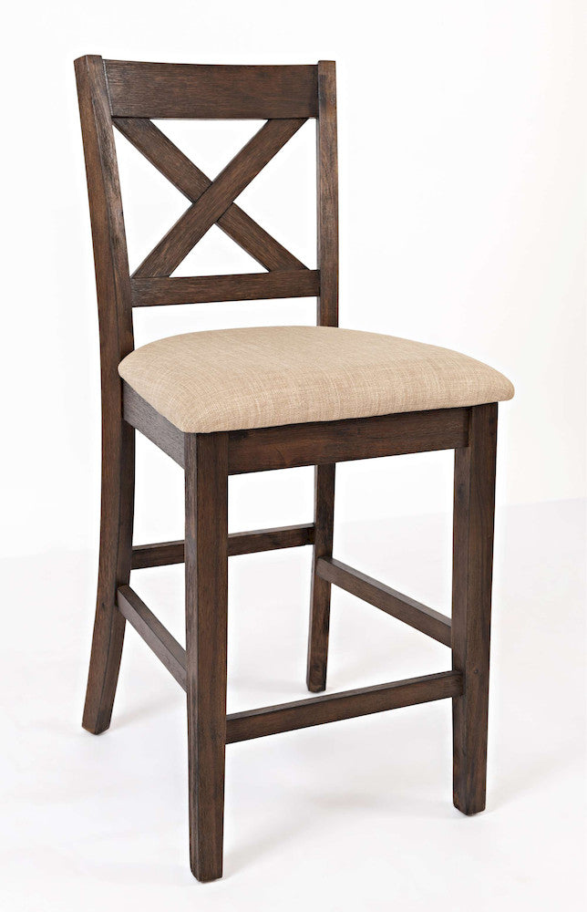 Jofran - Walnut Creek 5 Pack Dining Set - Counter Height Table with 4 Stools - 1876 view 4