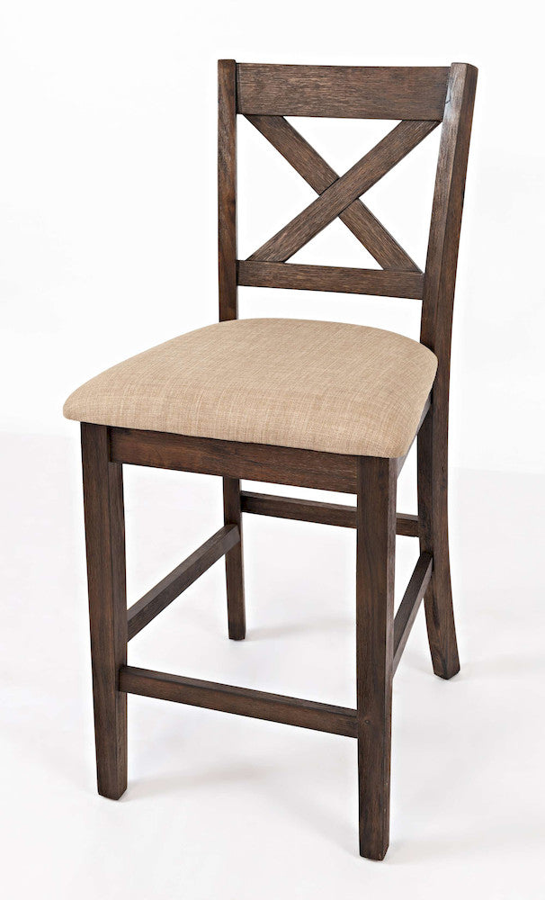 Jofran - Walnut Creek 5 Pack Dining Set - Counter Height Table with 4 Stools - 1876 view 9