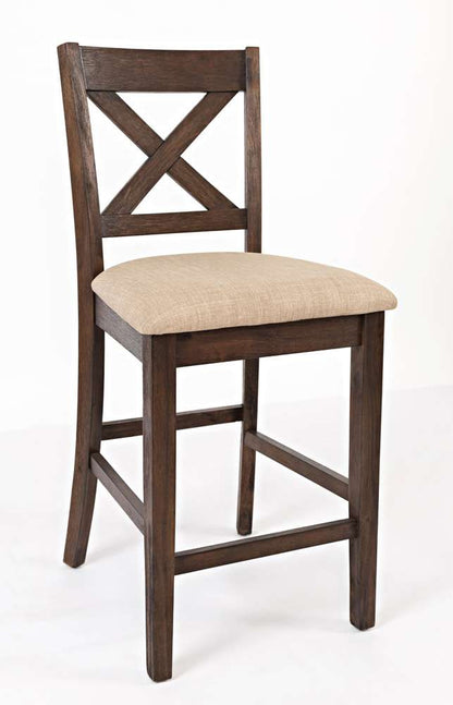 Jofran - Walnut Creek 5 Pack Dining Set - Counter Height Table with 4 Stools - 1876 veiw 4