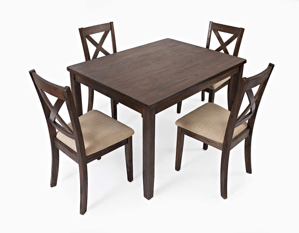 Jofran - Walnut Creek 5 Pack Dining Set - Dining Table with 4 Chairs - 1875 view 2
