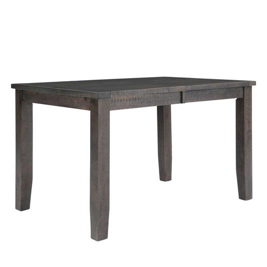 Jofran - Willow Creek 78in Extension Solid Pine Counter Height Table - Distressed Brown - 2021-42 veiw 1