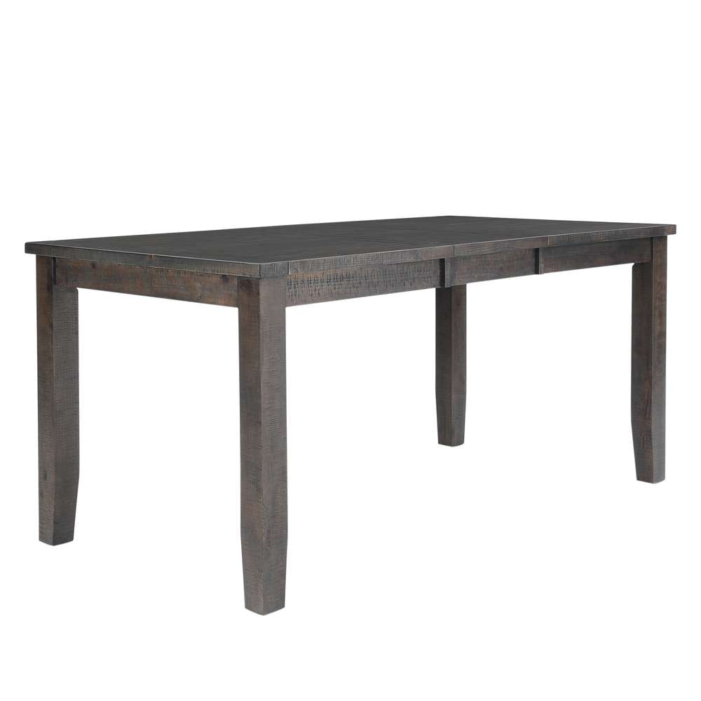 Jofran - Willow Creek 78in Extension Solid Pine Counter Height Table - Distressed Brown - 2021-42 veiw 2