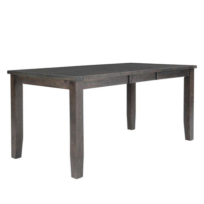 Jofran - Willow Creek 78in Extension Solid Pine Counter Height Table - Distressed Brown - 2021-42 veiw 2