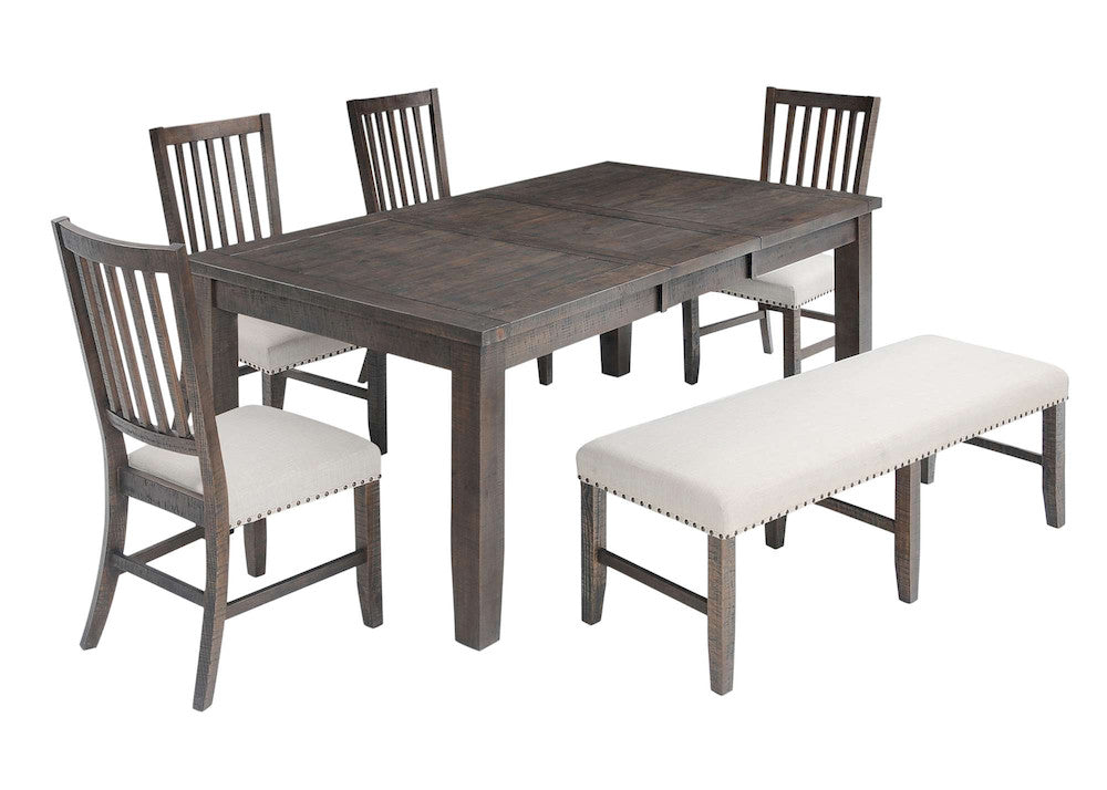 Jofran - Willow Creek 78in Six-Piece Dining Set with Bench - 2021-78D-6 view 1