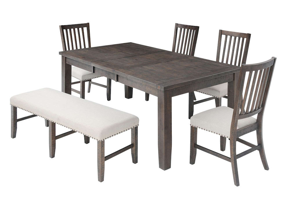 Jofran - Willow Creek 78in Six-Piece Dining Set with Bench - 2021-78D-6 view 2