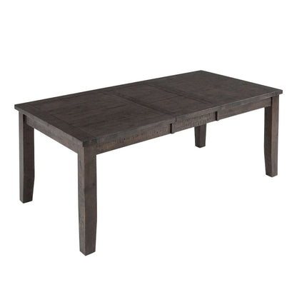 Jofran - Willow Creek Solid Pine 78in Extension Dining Table - Distressed Brown - 2021-78 view 2