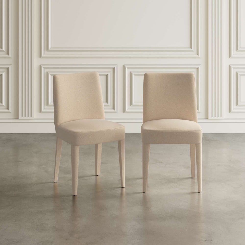 Jofran - Wilson Mid-Century Modern Contemporary Upholstered Vintage Dining Chair (Set of 2) Sand - 2271-WILSONCHSND view 6