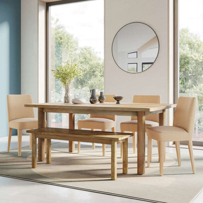 Jofran - Wilson Mid-Century Modern Contemporary Upholstered Vintage Dining Chair (Set of 2) Sand - 2271-WILSONCHSND view 10