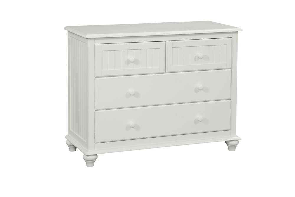 John Thomas Furniture - Cottage - 4 Drawer Chest in Pure White - BD08-2004N view 1