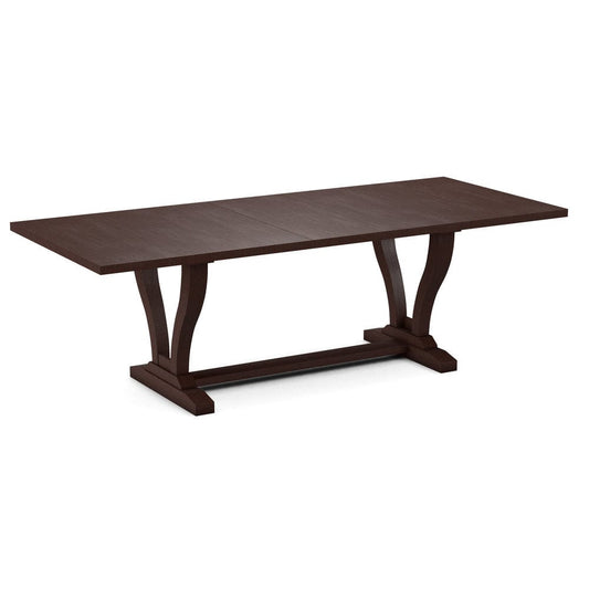John Thomas Furniture - Curated 40X78X94 Table Top in Cognac with  Elle Trestle Base in Cognac - CTT-4094-51/CTB-71-51 view 1