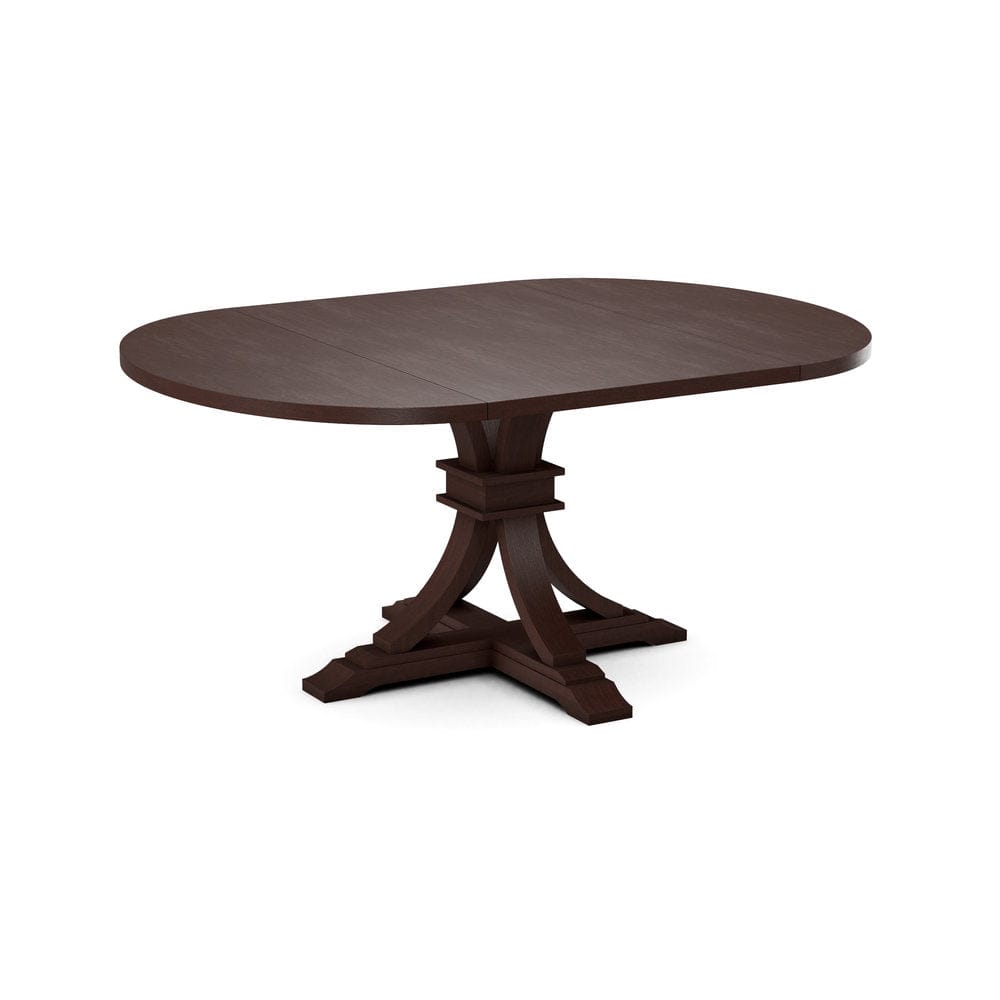 John Thomas Furniture - Curated 48X48X66 Table Top in Cognac with  Flair Pedestal Base in Cognac - CTT-4866-51/CPB-23-51 view 1