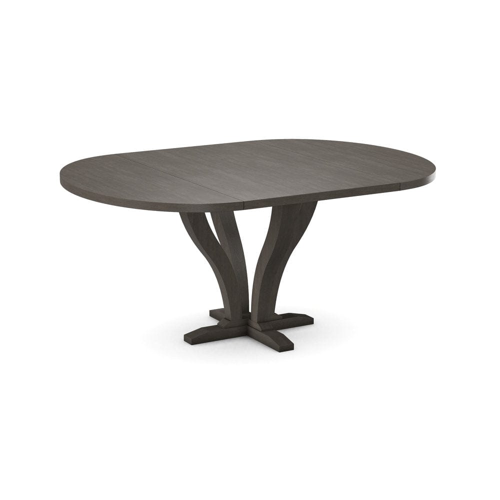 John Thomas Furniture - Curated 48X48X66 Table Top in Nickel with  Pedestal Base in Nickel - CTT-4866-187/CPB-25-187 view 1