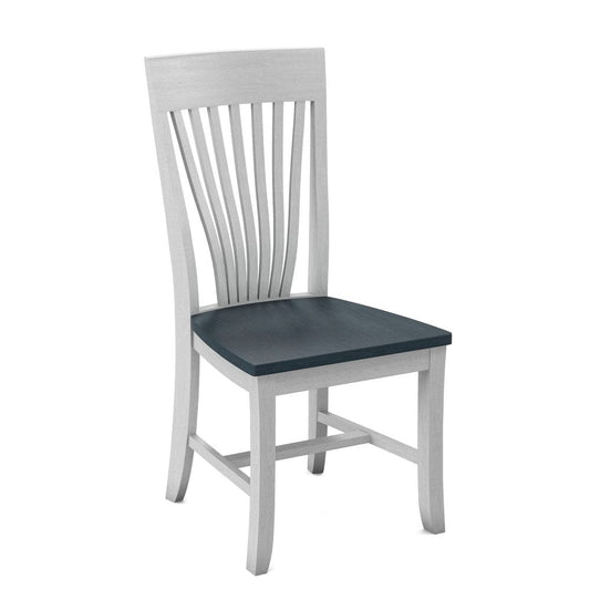 John Thomas Furniture - Curated Amanda Chair Assembled Frame in Chalk Seat and Denim (Set of 2) - CC-85B-28-81 view 1