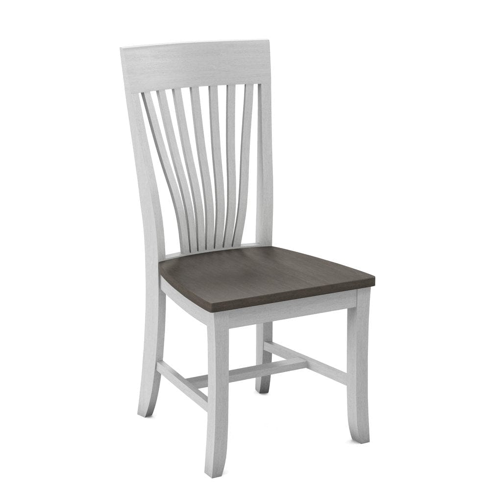 John Thomas Furniture - Curated Amanda Chair Assembled Frame in Chalk Seat and Nickel (Set of 2) - CC-85B-28-187 view 1
