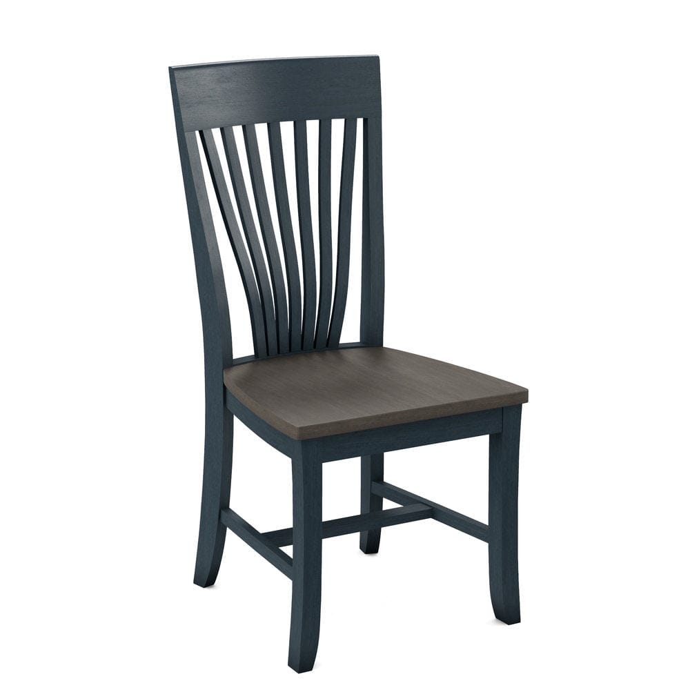 John Thomas Furniture - Curated Amanda Chair Assembled Frame in Denim Seat and Nickel (Set of 2) - CC-85B-81-187 view 1