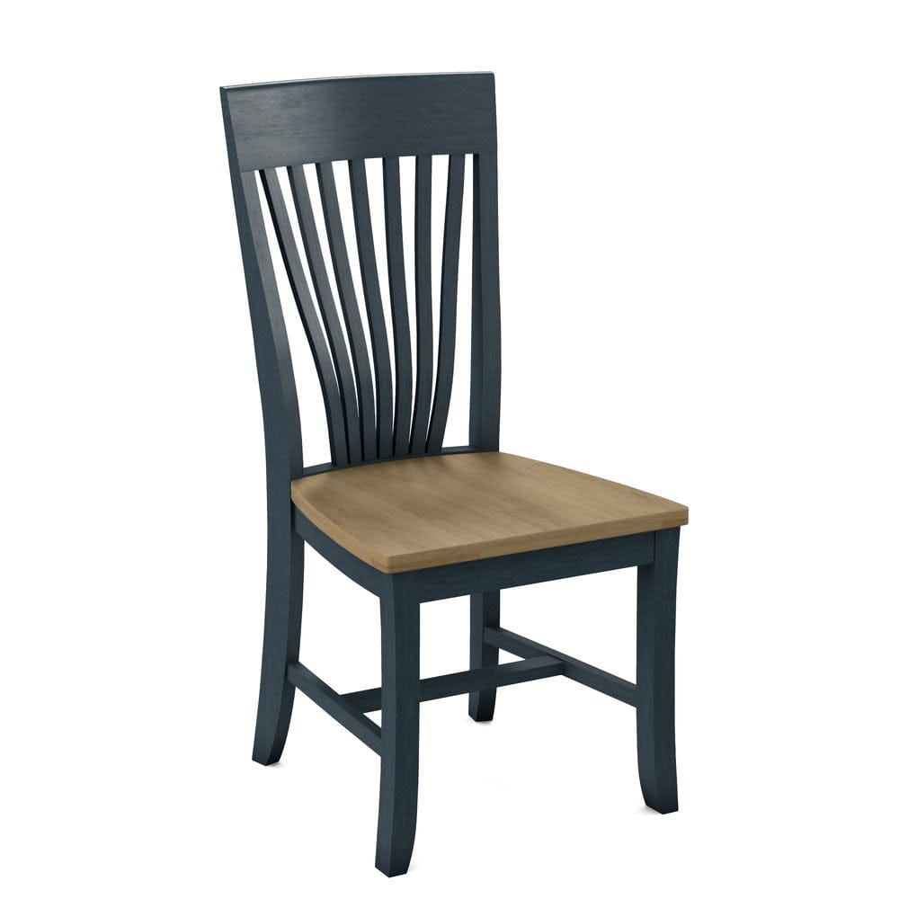 John Thomas Furniture - Curated Amanda Chair Assembled Frame in Denim Seat and Wheat (Set of 2) - CC-85B-81-178 view 1