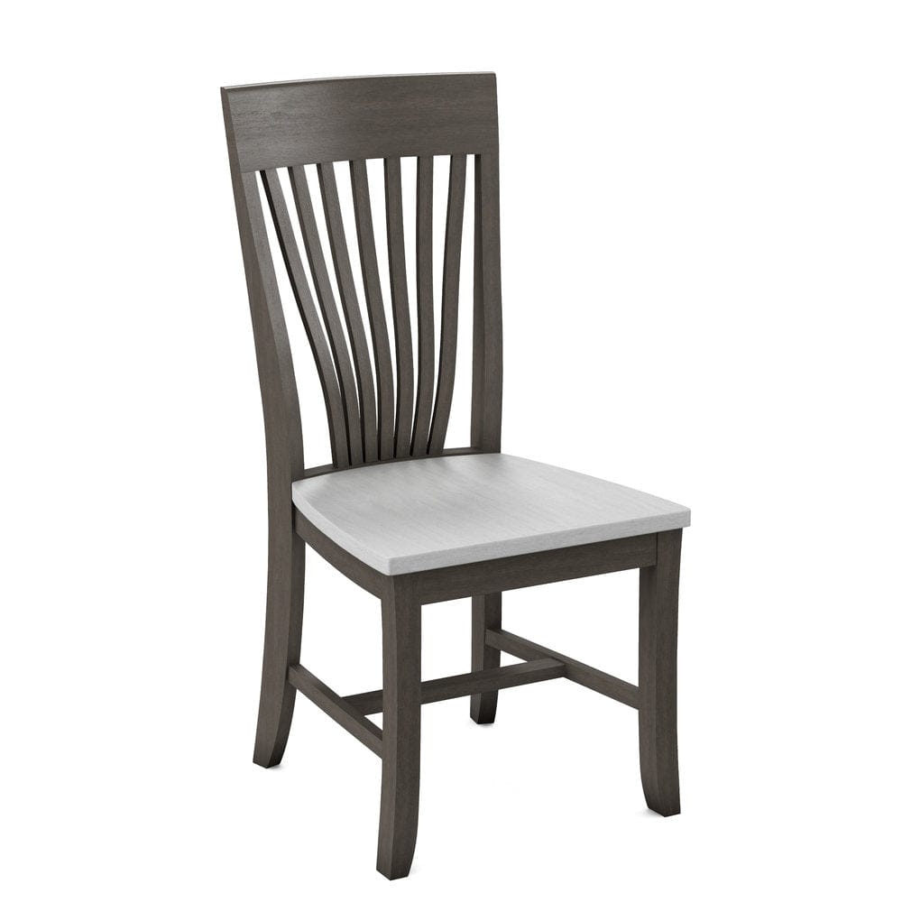 John Thomas Furniture - Curated Amanda Chair Assembled Frame in Nickel Seat and Chalk (Set of 2) - CC-85B-187-28 view 1
