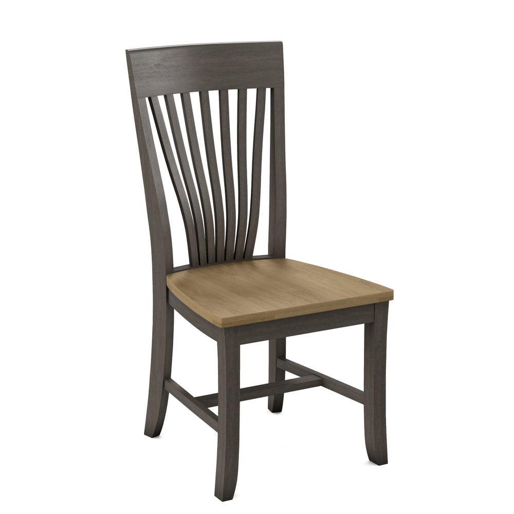 John Thomas Furniture - Curated Amanda Chair Assembled Frame in Nickel Seat and Wheat (Set of 2) - CC-85B-187-178 view 1