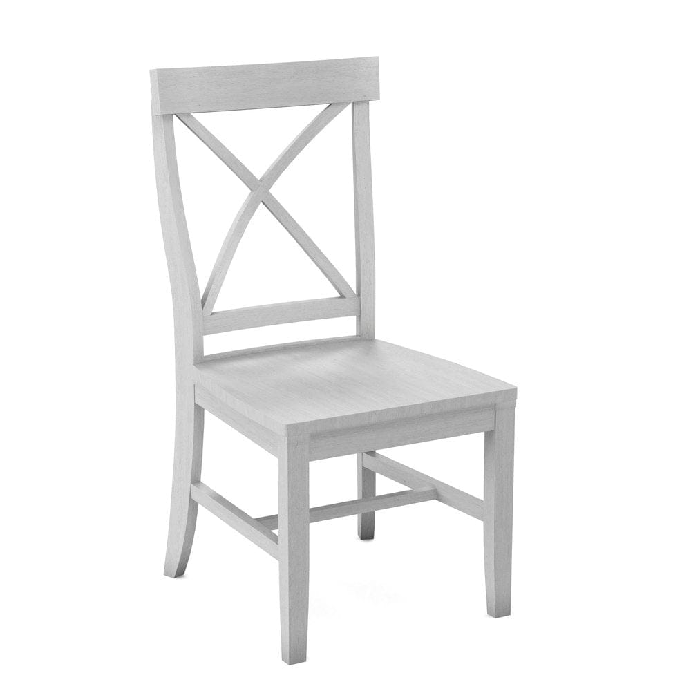 John Thomas Furniture - Curated Creekside Chair Assembled Frame in Chalk Seat and Chalk (Set of 2) - CC-87B-28-28 view 1