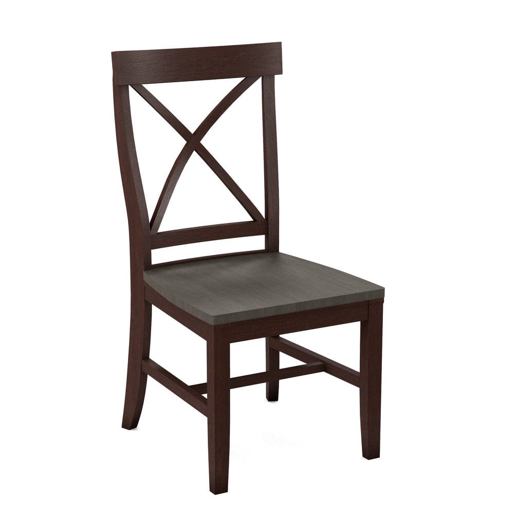 John Thomas Furniture - Curated Creekside Chair Assembled Frame in Cognac Seat and Nickel (Set of 2) - CC-87B-51-187 view 1
