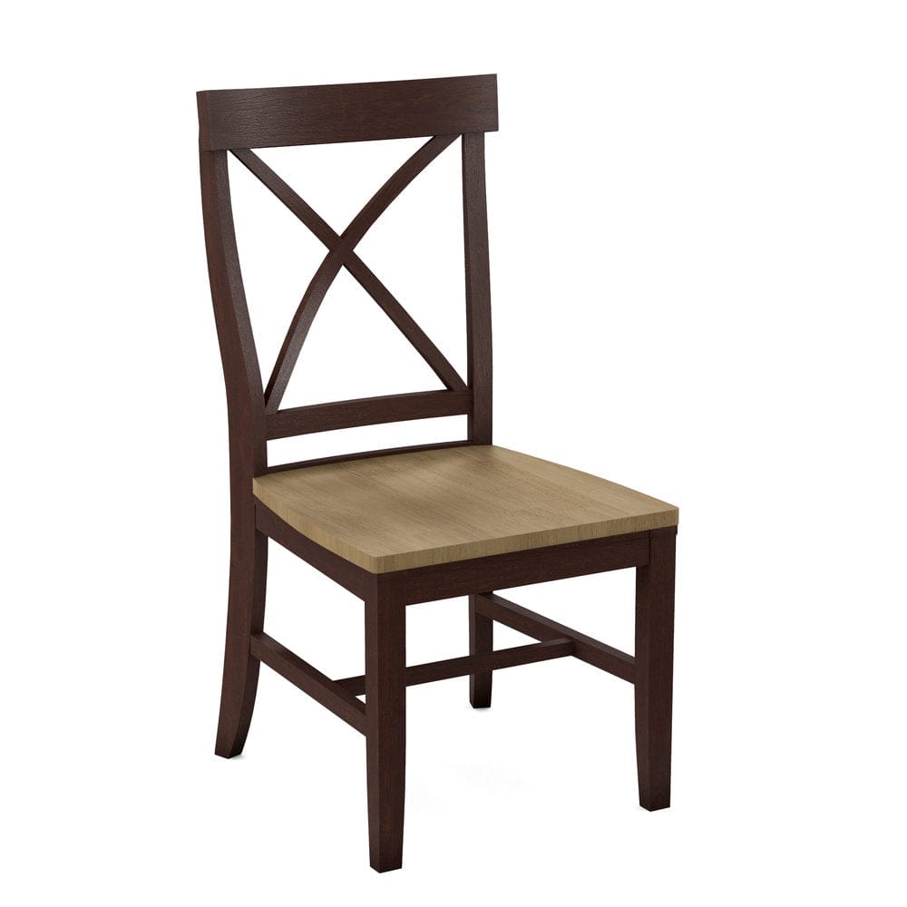 John Thomas Furniture - Curated Creekside Chair Assembled Frame in Cognac Seat and Wheat (Set of 2) - CC-87B-51-178 view 1