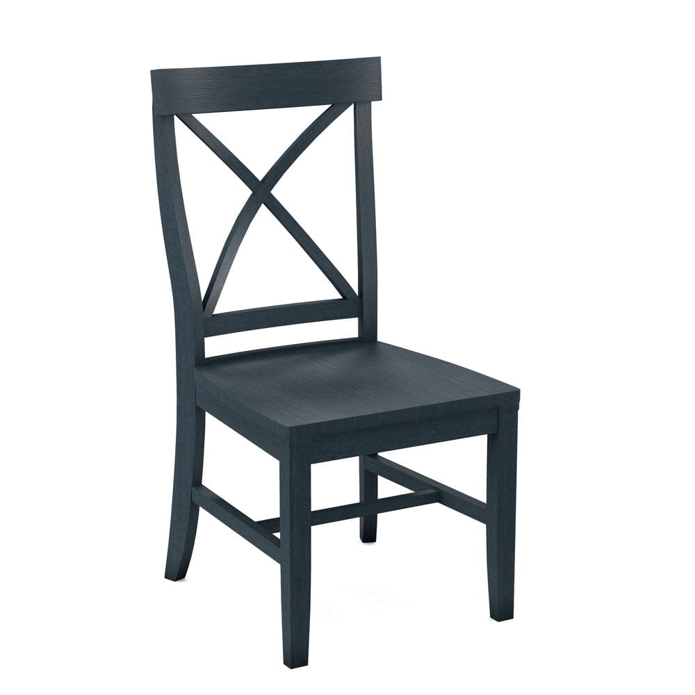 John Thomas Furniture - Curated Creekside Chair Assembled Frame in Denim Seat and Denim (Set of 2) - CC-87B-81-81 view 1
