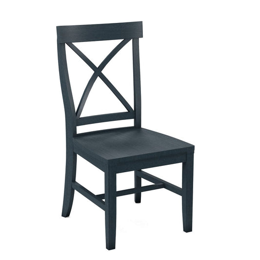 John Thomas Furniture - Curated Creekside Chair Assembled Frame in Denim Seat and Denim (Set of 2) - CC-87B-81-81 view 1