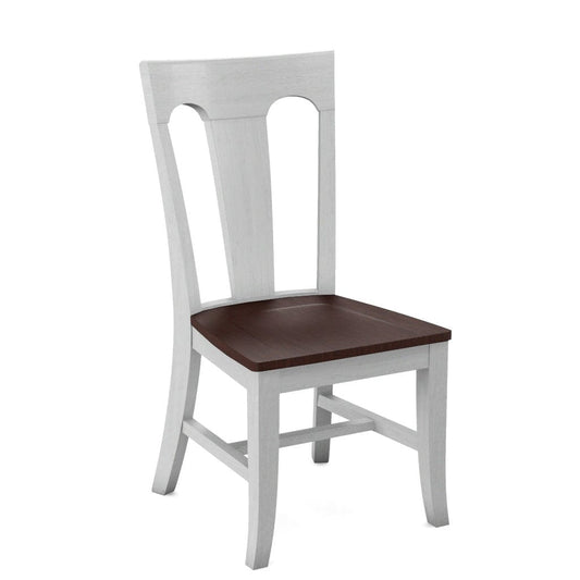 John Thomas Furniture - Curated Elle Chair Assembled Frame in Chalk Seat and Cognac (Set of 2) - CC-86B-28-51 view 1