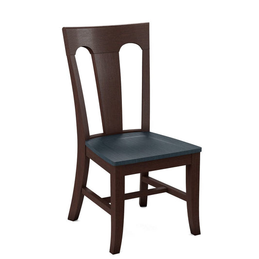 John Thomas Furniture - Curated Elle Chair Assembled Frame in Cognac Seat and Denim (Set of 2) - CC-86B-51-81 view 1