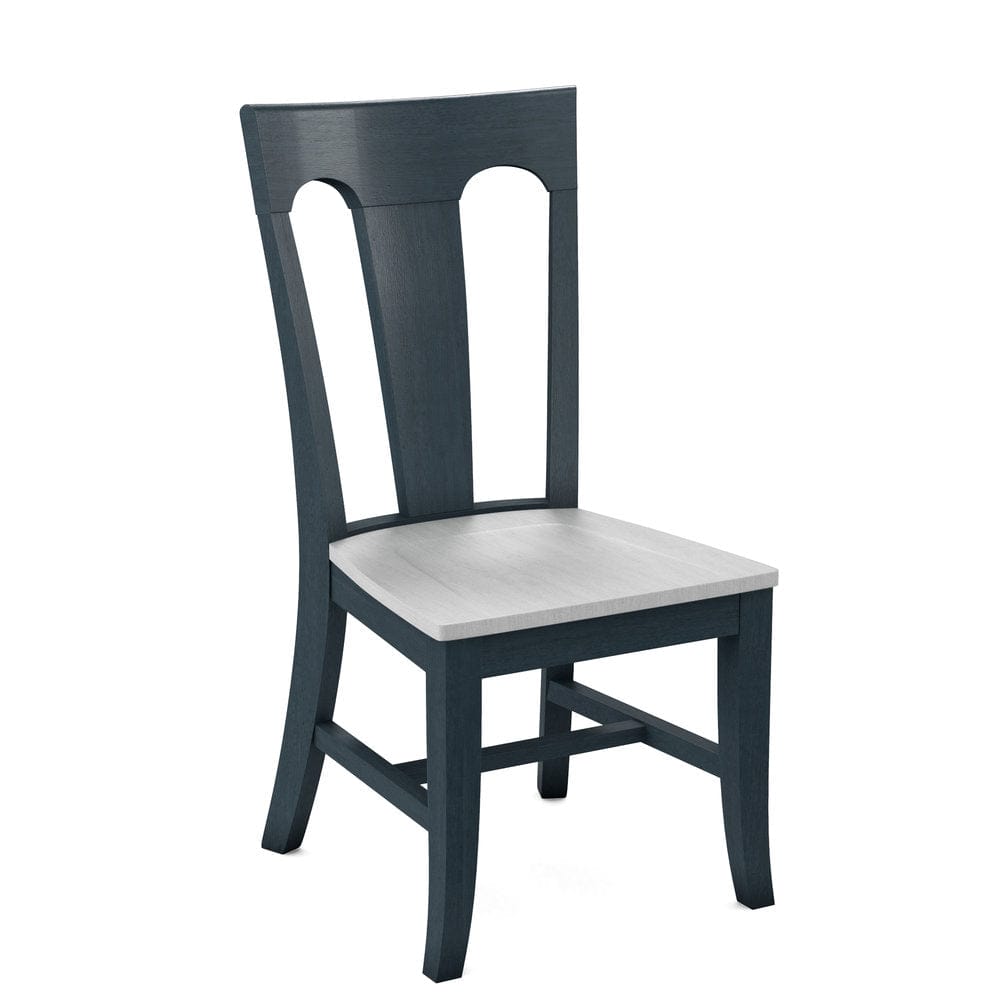 John Thomas Furniture - Curated Elle Chair Assembled Frame in Denim Seat and Chalk (Set of 2) - CC-86B-81-28 view 1