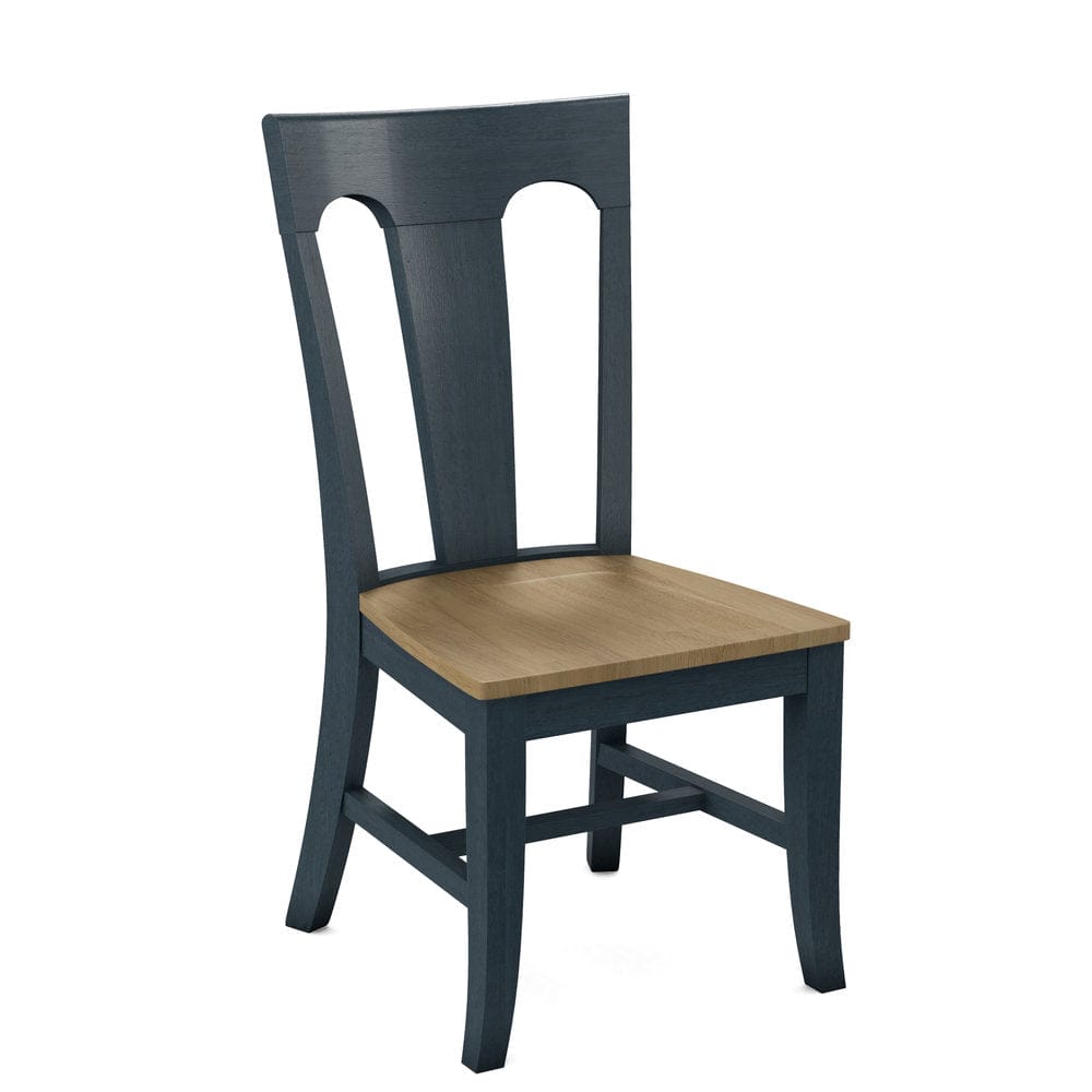 John Thomas Furniture - Curated Elle Chair Assembled Frame in Denim Seat and Wheat (Set of 2) - CC-86B-81-178 view 1