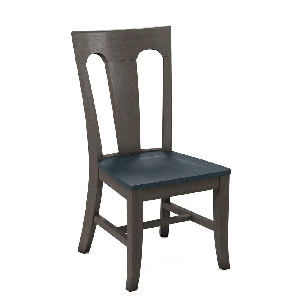 John Thomas Furniture - Curated Elle Chair Assembled Frame in Nickel Seat and Denim (Set of 2) - CC-86B-187-81 view 1