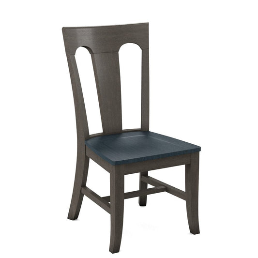 John Thomas Furniture - Curated Elle Chair Assembled Frame in Nickel Seat and Denim (Set of 2) - CC-86B-187-81 view 1