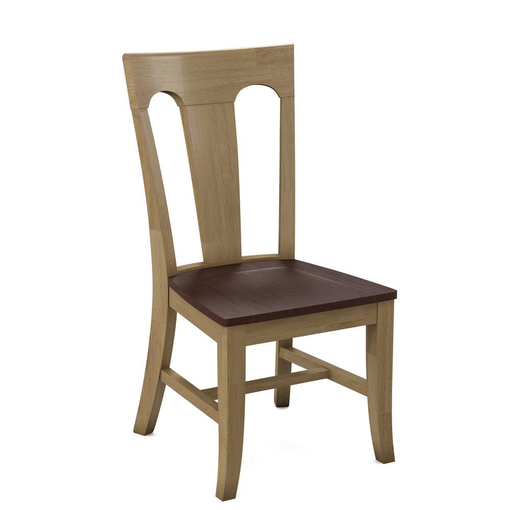 John Thomas Furniture - Curated Elle Chair Assembled Frame in Wheat Seat and Cognac (Set of 2) - CC-86B-178-51 view 1