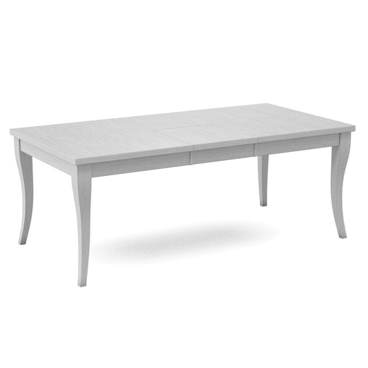 John Thomas Furniture - Curated Table Top 40X78 in Chalk with  Flair Leg & Apron in Chalk - CTT-4078-28/CLB-40-28 view 1