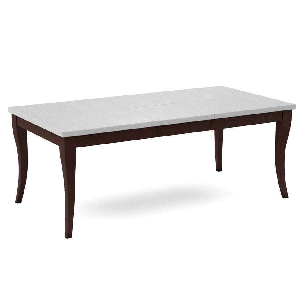 John Thomas Furniture - Curated Table Top 40X78 in Chalk with  Flair Leg & Apron in Cognac - CTT-4078-28/CLB-40-51 view 1