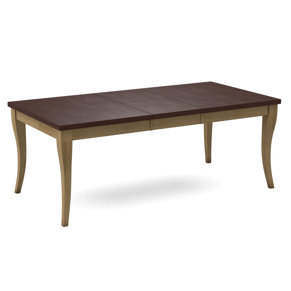 John Thomas Furniture - Curated Table Top 40X78 in Cognac with  Flair Leg & Apron in Wheat - CTT-4078-51/CLB-40-178 view 1