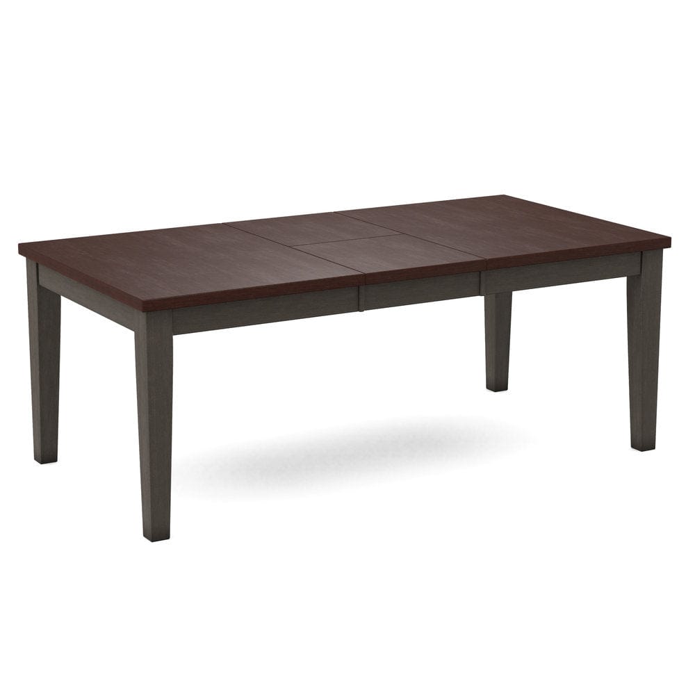 John Thomas Furniture - Curated Table Top 40X78 in Cognac with  Shaker Leg & Apron in Nickel - CTT-4078-51/CLB-42-187 view 1